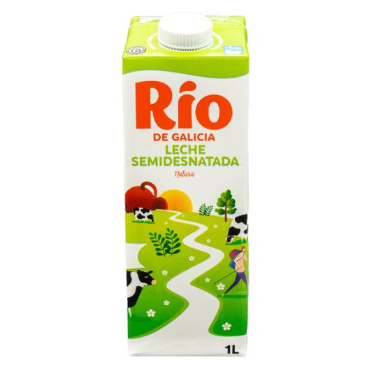 LECHE SEMIDESNATADA BRICK RIO 1L