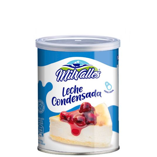 LECHE CONDENSADA ENTERA LATA MILVALLES 740G