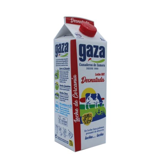 LECHE DESNATADA GAZA 1L