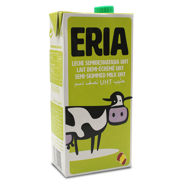 LECHE SEMIDESNATADA BRICK ERIA 1L