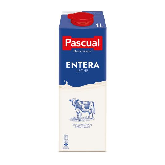 LECHE ENTERA BRIK PASCUAL 1L