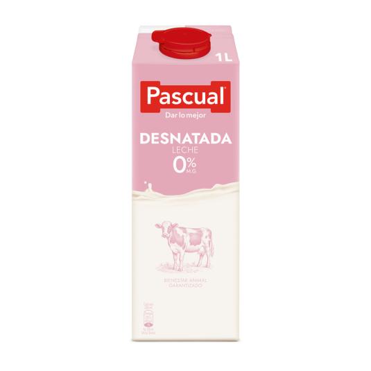 LECHE DESNATADA BRICK PASCUAL 1L