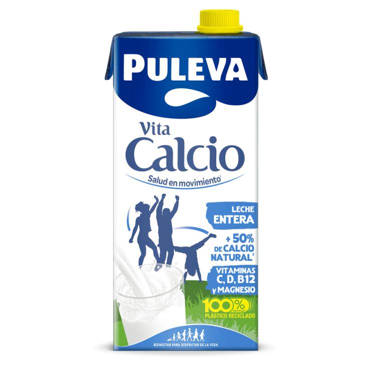 Leche entera calcio Puleva 1l