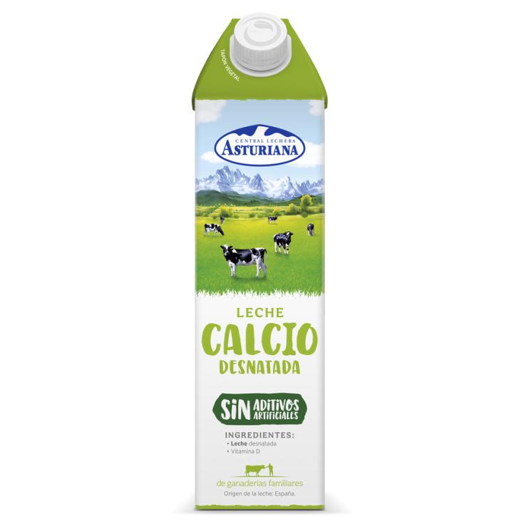 LECHE DESNATADA CALCIO ASTURIANA 1L