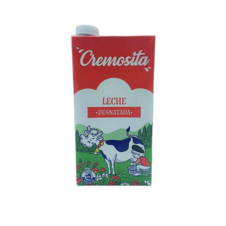 LECHE DESNATADA BRICK CREMOSITA 1L