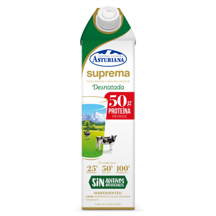 Puleva Leche semidesnatada sin lactosa Botella 1 lt