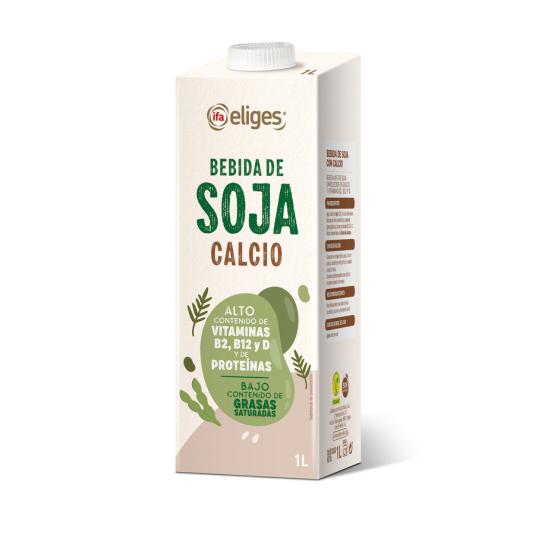 BEBIDA SOJA CALCIO IFA ELIGES 1L