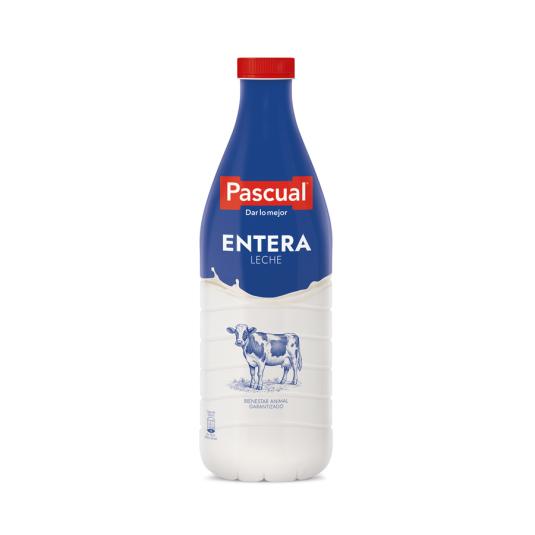 LECHE ENTERA BOTELLA PASCUAL 1.5L