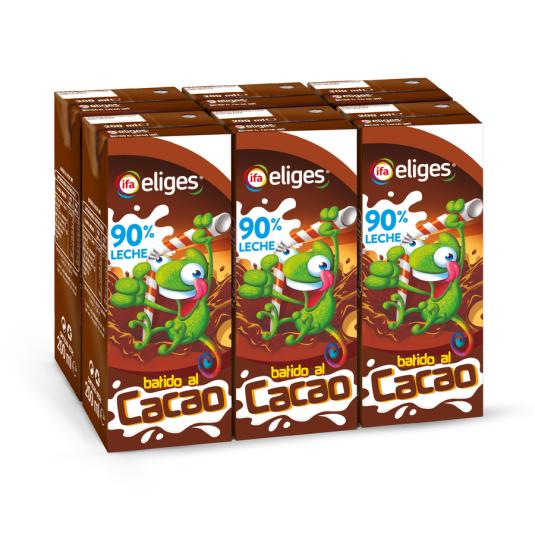 BATIDO 90% LECHE IFA ELIGES P6 200ML/U