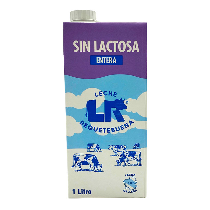 LECHE ENTERA S/LACTOSA LR 1L
