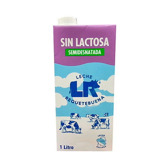 Leche semi s/lactosa Lr 1l