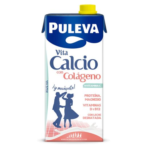 LECHE CALCIO CON COLAGENO PULEVA 1L