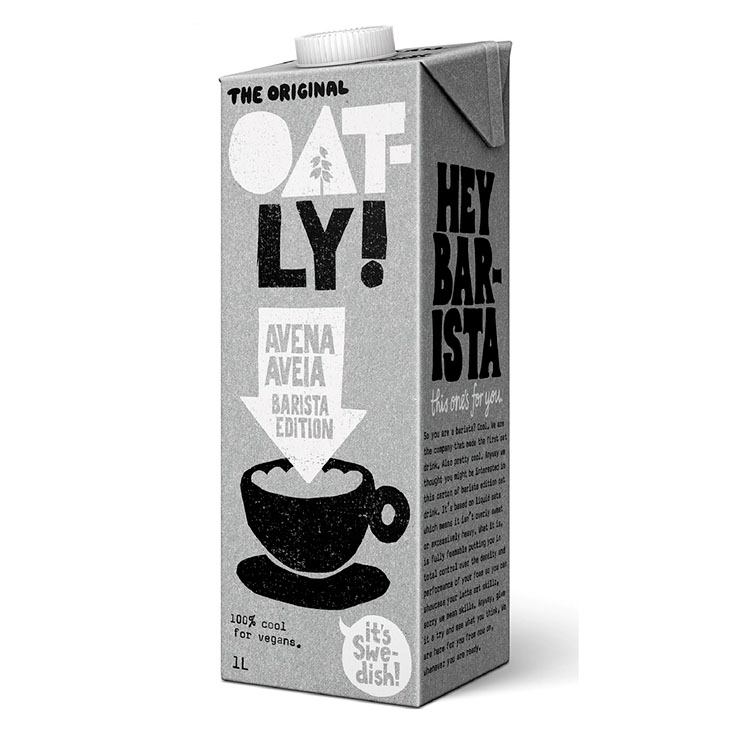 BEBIDA VEGETAL BARISTA AVENA OATLY 1L