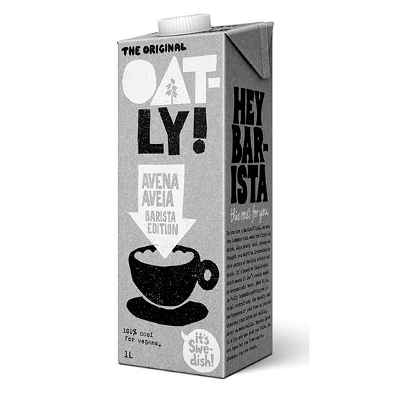 BEBIDA VEGETAL BARISTA AVENA OATLY 1L