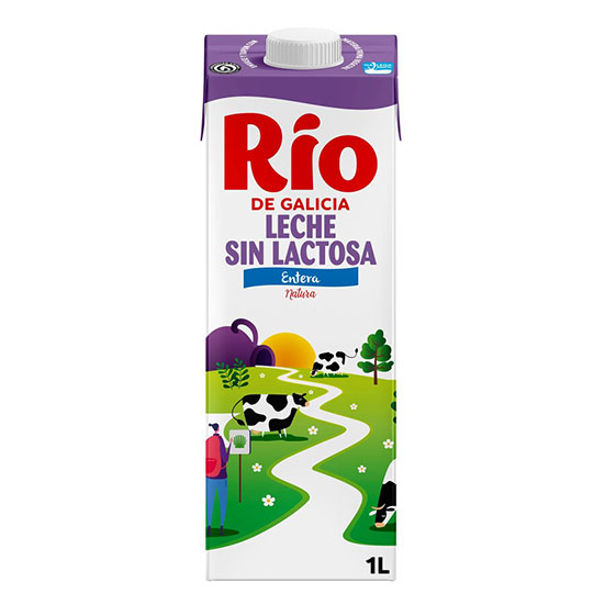 LECHE ENTERA S/LACTOSA RIO 1L