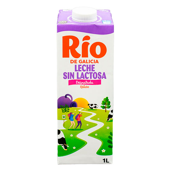 LECHE DESNATADA SIN LACTOSA RIO 1L