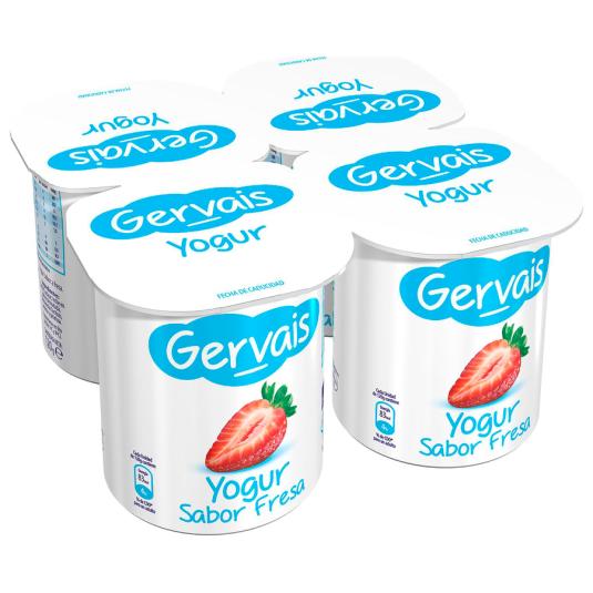 YOGUR FRESA GERVAIS P4 120G/U