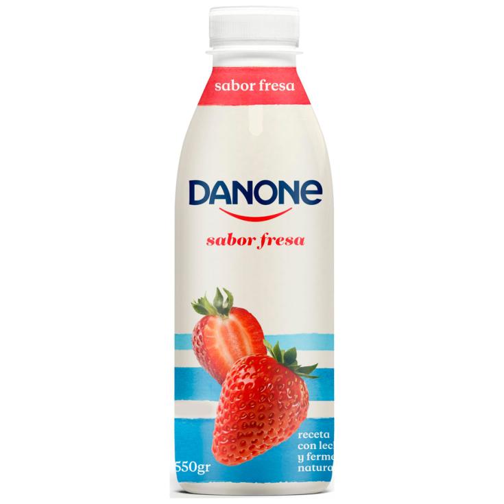 YOGUR LIQUIDO FRESA DANONE 550G