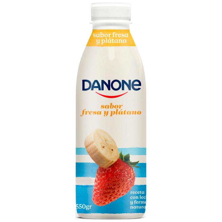 YOGUR LIQUIDO FRES/PLAT DANONE 550G