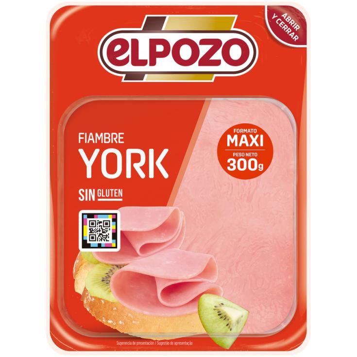 JAMÓN YORK MAXI LONCHAS EL POZO 300G