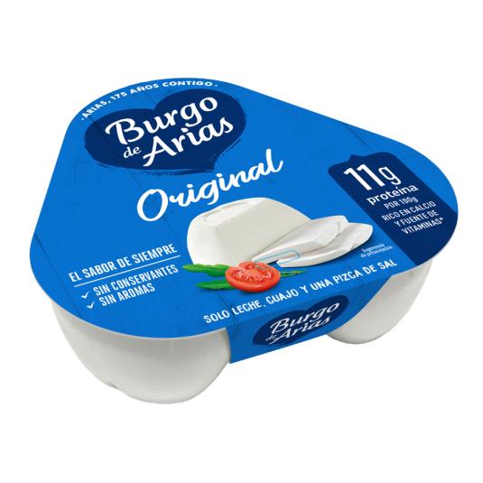 QUESO FRESCO MINI NATURAL BURGO DE ARIAS P3 72G/U