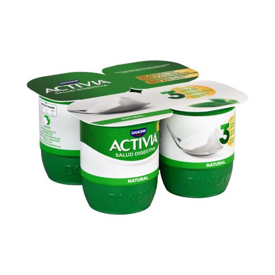 YOGUR BIFIDUS NATURAL ACTIVIA DANONE  P4 125G/U