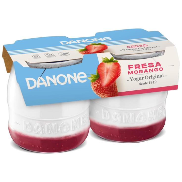 YOGUR ORIGINAL C/FRESAS CRISTAL DANONE P2 135G/U