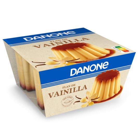 FLAN VAINILLA  DANONE P4 100G/U