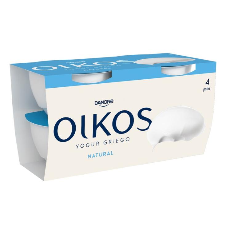 YOGUR GRIEGO NATURAL OIKOS DANONE P4 110G/U