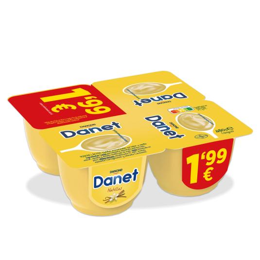 NATILLA VAINILLA DANET DANONE P4 125G/U