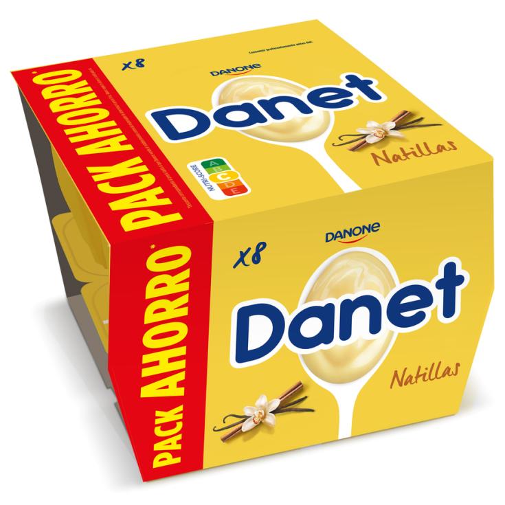 NATILLA VAINILLA DANET DANONE P8 125G/U