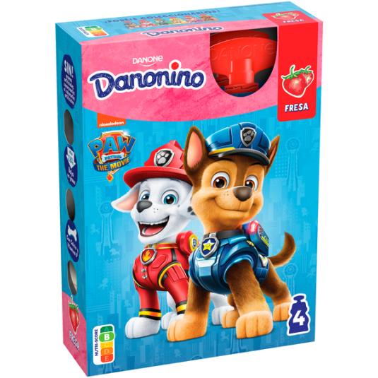 YOGUR POUCH FRESA DANONINO DANONE P4 70G/U