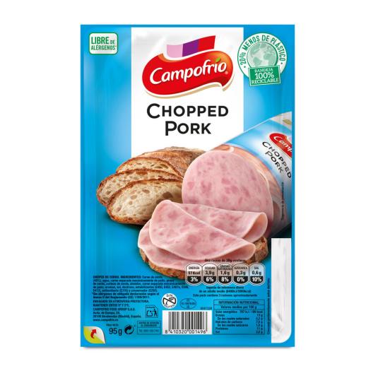 CHOPPED PORK LONCHAS CAMPOFRIO 95G