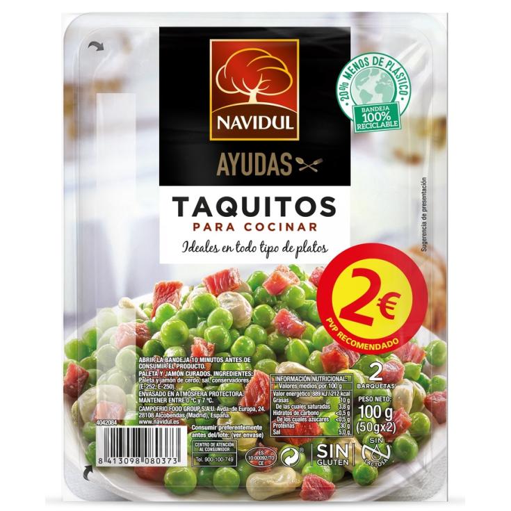 JAMÓN TAQUITOS NAVIDUL 100G