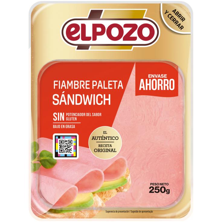 JAMÓN YORK LONCHAS BAJO GRASA S/LACTOS SANDW EL POZO 250G