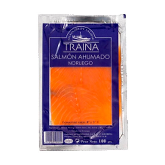 SALMÓN AHUMADO NORUEGO TRAIÑA 100G