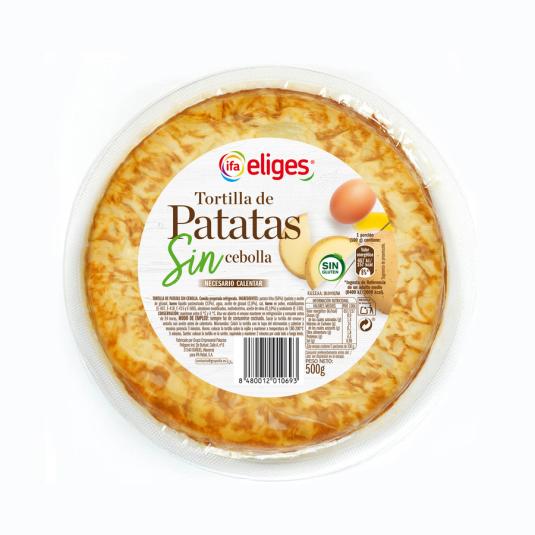 TORTILLA S/CEBOLLA IFA ELIGES 500G