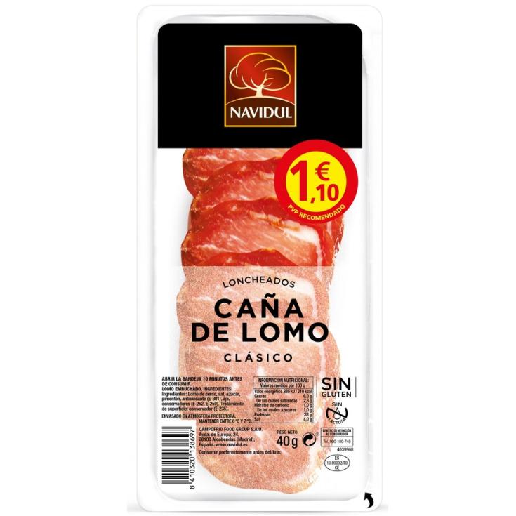 LOMO CAÑA LONCHAS NAVIDUL 40G 1.10€