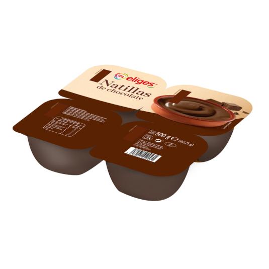 NATILLA CHOCOLATE IFA ELIGES P4 125G/U