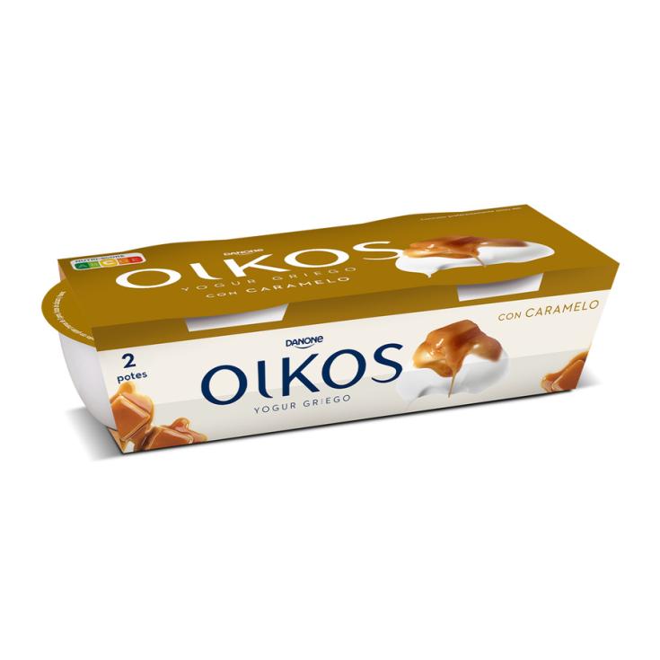 YOGUR GRIEGO C/ CARAMELO OIKOS DANONE P2 110G/U