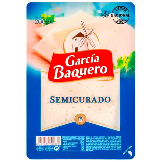 QUESO SEMICURADO LONCHA GARCÍA BAQUERO 200G