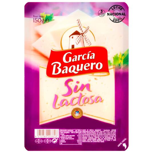 QUESO TIERNO S/LACTOSA LONCHA GARCÍA BAQUERO 150G