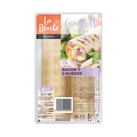 FLAUTA BACON/QUESO LA BROCHE DE LA PILA 275G