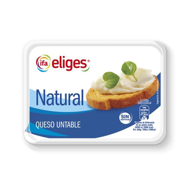 CREMA DE QUESO NATURAL IFA ELIGES 250G