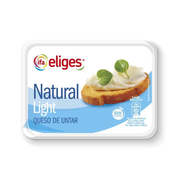 CREMA DE QUESO NATURAL LIGHT IFA ELIGES 250G