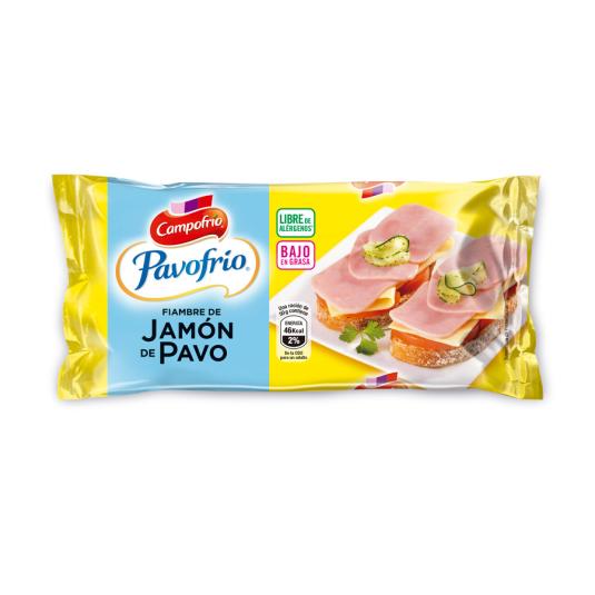 JAMÓN PAVO BAJO GRASAS PAVOFRIO CAMPOFRIO 380G