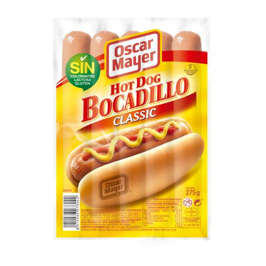 SALCHICHA BOCATA WIENERS OSCAR MAYER 275G