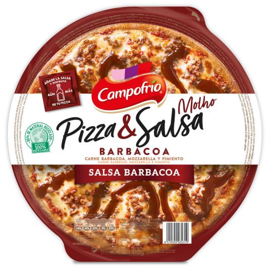 PIZZA C/SALSA BARBACOA CAMPOFRÍO 410G