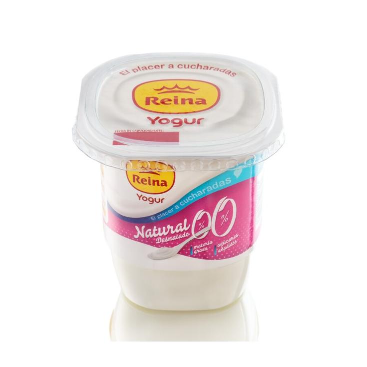 YOGUR DESNATADO NATURAL EDULCORADO 0% REINA 500G