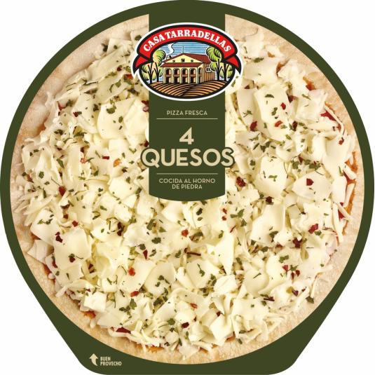 PIZZA FRESCA 4 QUESOS CASA TARRADELLAS 390G